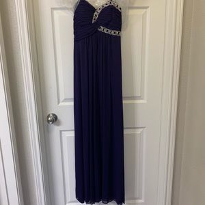Purple prom dress